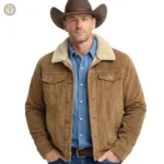 Veste western homme en denim robuste et stylée