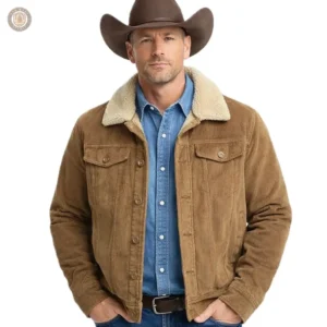 Veste western homme en denim robuste et stylée