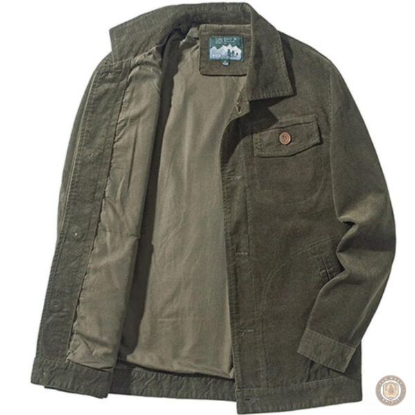 Veste homme style western en velours doux