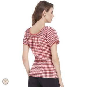 Blouse à motifs inspirée de l'univers western