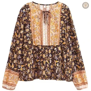 Blouse stylée, inspiration western pour un look décontracté