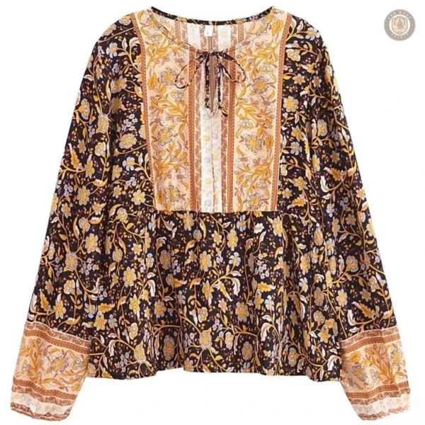 Blouse stylée, inspiration western pour un look décontracté