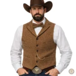 Gilet Western pour homme en style authentique