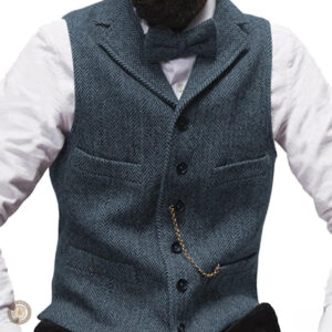 Gilet en denim style cowboy pour homme
