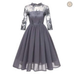 Robe western à volants et ceinture